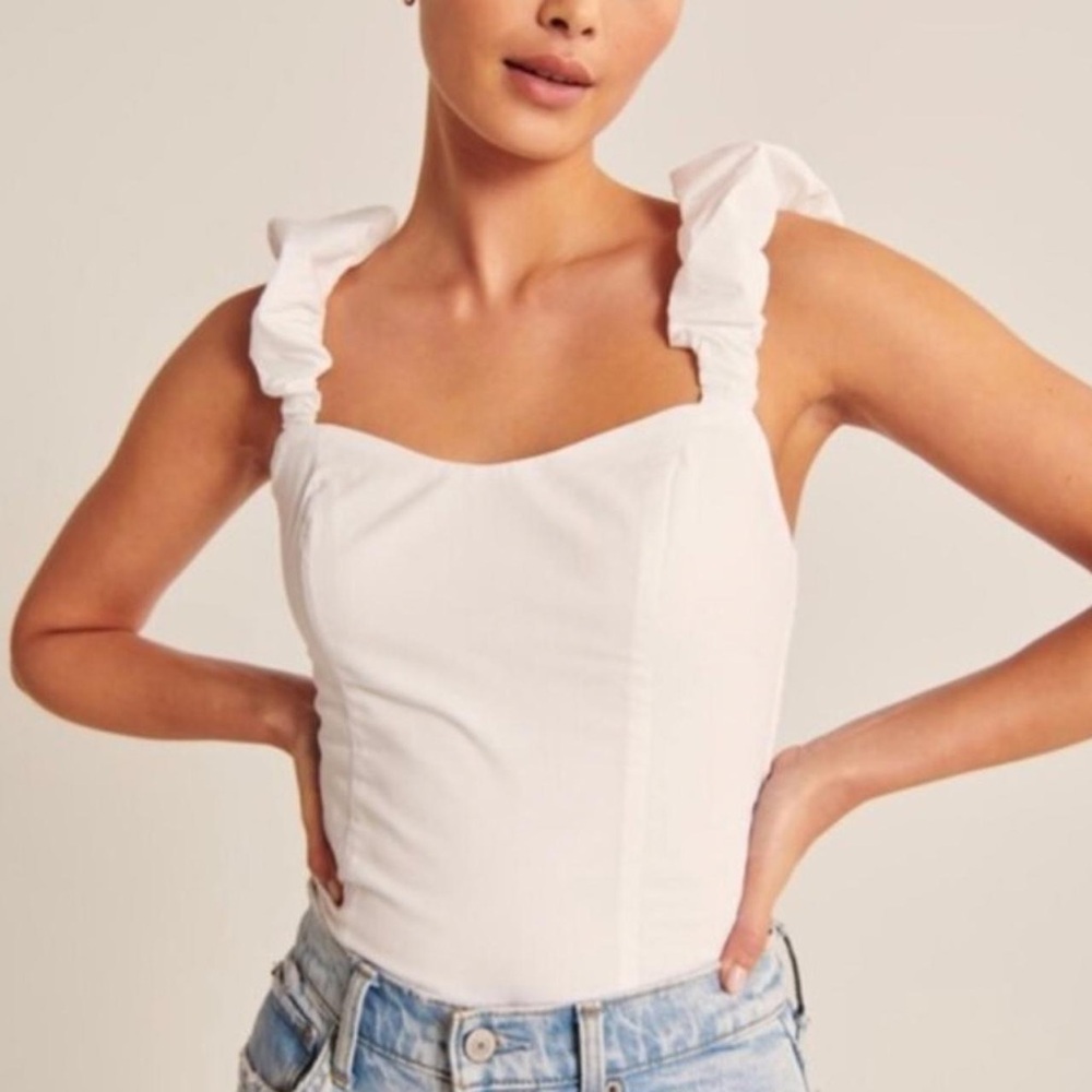 Abercrombie & Fitch Scrunchie Tank Top